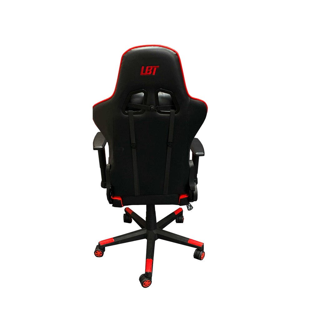 Phoenix Gaming Chair w Adjustable Armrest Red Blk LBT Store